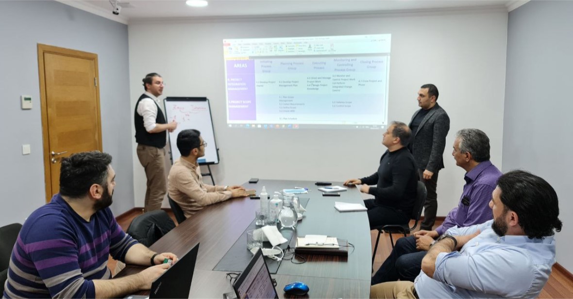 BPMC team organized the next project management training for the staff members of BLG